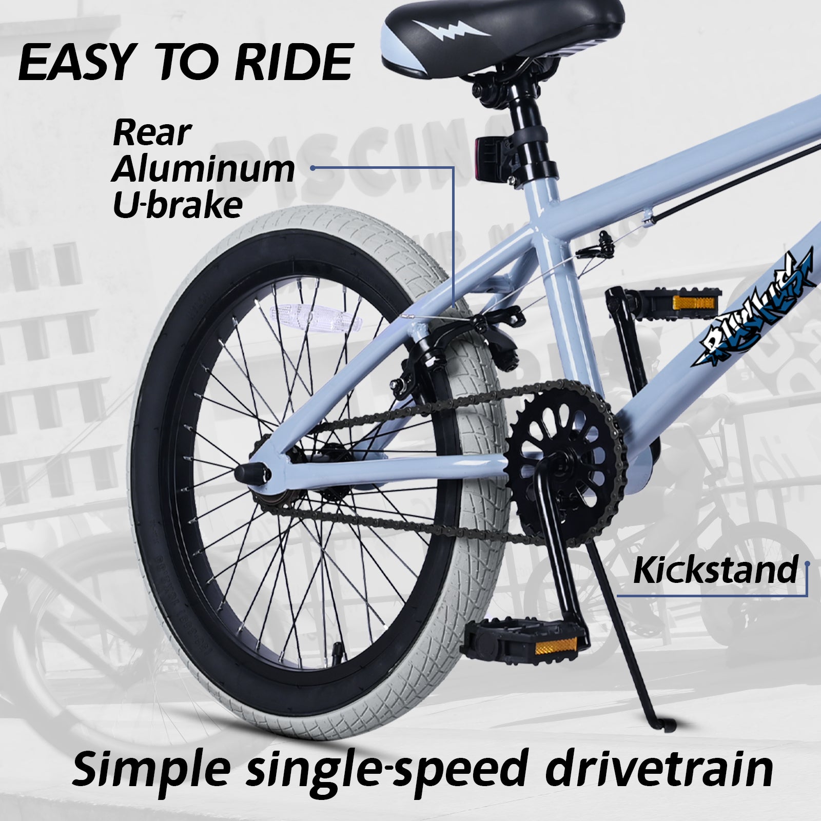 vollsch Freestyle BMX Bikes 18 20 Inch Kids Bicycle for 6-15 Years Old Teens, Boys, Girls, Beginner-Lever Riders,Multiple Colors