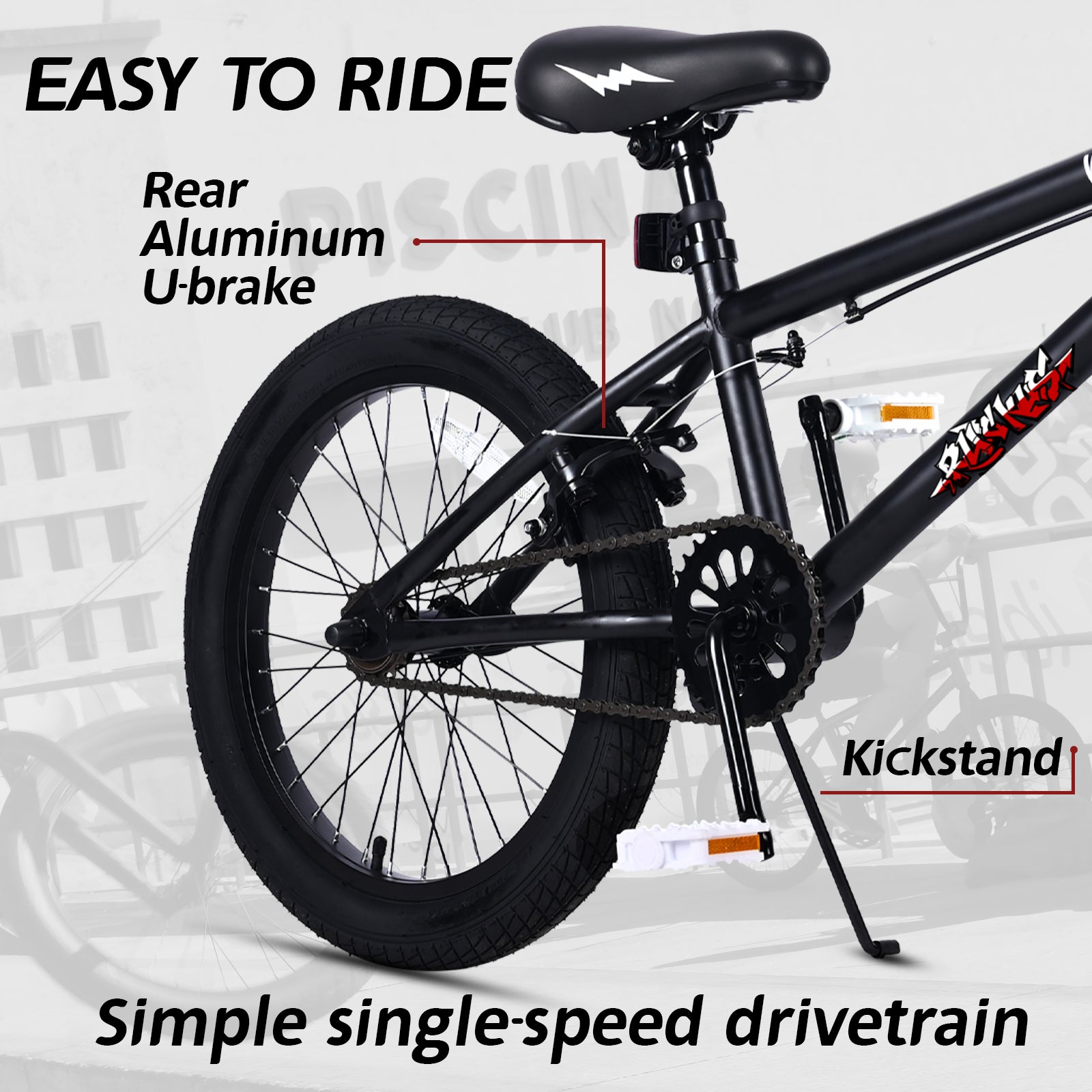 vollsch Freestyle BMX Bikes 18 20 Inch Kids Bicycle for 6-15 Years Old Teens, Boys, Girls, Beginner-Lever Riders,Multiple Colors