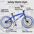 vollsch Freestyle BMX Bikes 18 20 Inch Kids Bicycle for 6-15 Years Old Teens, Boys, Girls, Beginner-Lever Riders,Multiple Colors