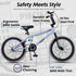 vollsch Freestyle BMX Bikes 18 20 Inch Kids Bicycle for 6-15 Years Old Teens, Boys, Girls, Beginner-Lever Riders,Multiple Colors