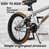 vollsch Freestyle BMX Bikes 18 20 Inch Kids Bicycle for 6-15 Years Old Teens, Boys, Girls, Beginner-Lever Riders,Multiple Colors