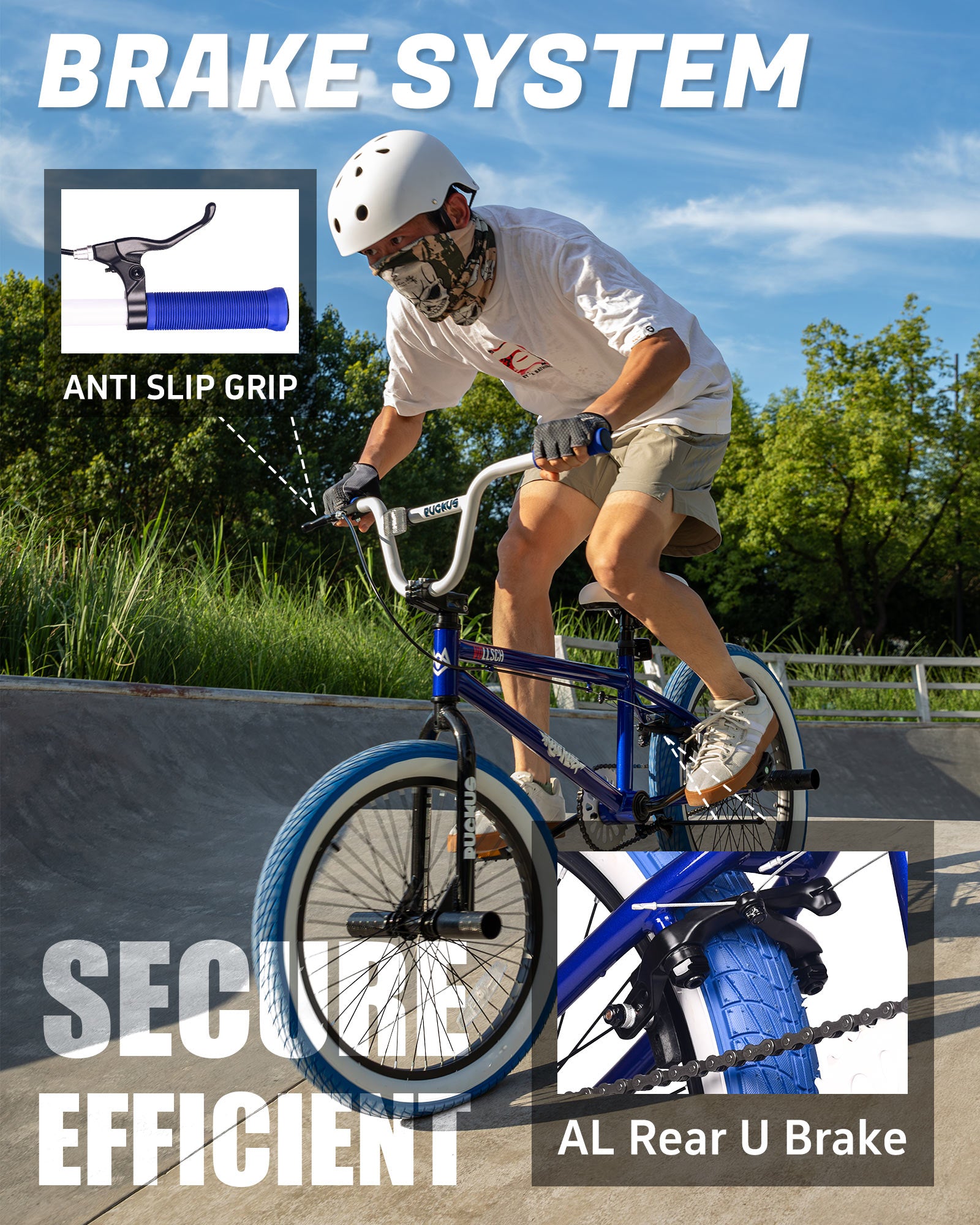 vollsch Freestyle BMX Bikes 18 20 Inch Kids Bicycle for 6-15 Years Old Teens, Boys, Girls, Beginner-Lever Riders,Multiple Colors