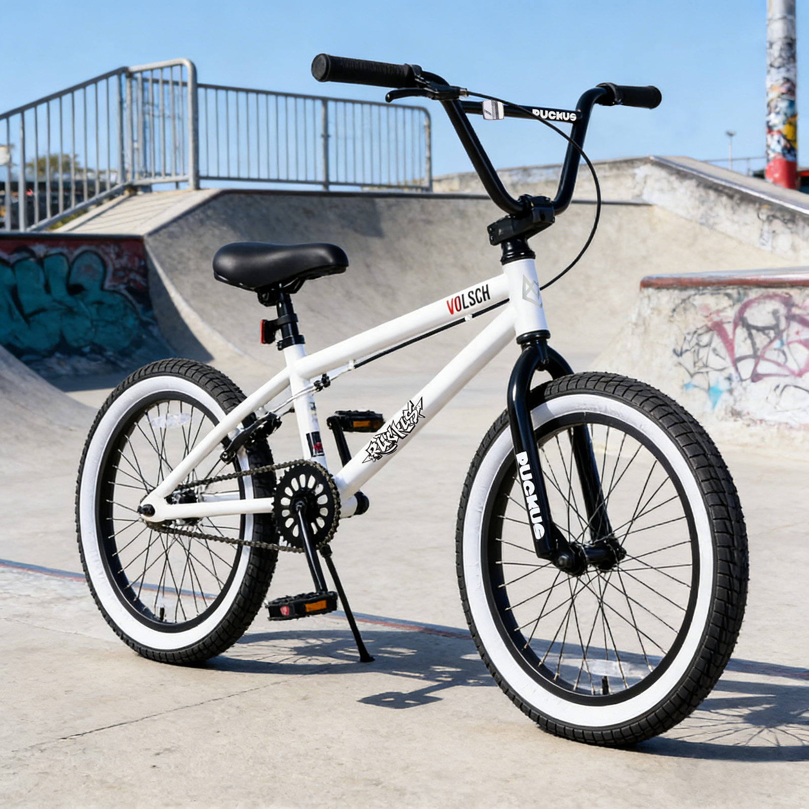 vollsch Freestyle BMX Bikes 18 20 Inch Kids Bicycle for 6-15 Years Old Teens, Boys, Girls, Beginner-Lever Riders,Multiple Colors