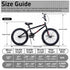vollsch Freestyle BMX Bikes 18 20 Inch Kids Bicycle for 6-15 Years Old Teens, Boys, Girls, Beginner-Lever Riders,Multiple Colors