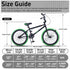 vollsch Freestyle BMX Bikes 18 20 Inch Kids Bicycle for 6-15 Years Old Teens, Boys, Girls, Beginner-Lever Riders,Multiple Colors