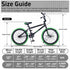 vollsch Freestyle BMX Bikes 18 20 Inch Kids Bicycle for 6-15 Years Old Teens, Boys, Girls, Beginner-Lever Riders,Multiple Colors